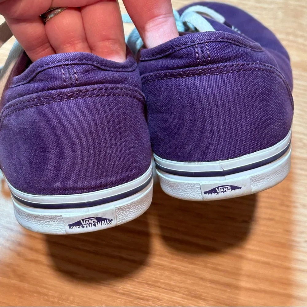 Vans Lo Pro Purple‎ Canvas Low Top Skate Shoes Womens 8
